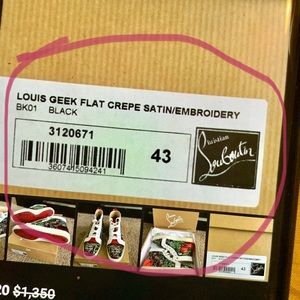 If the box doesn’t look like this the shoes fake